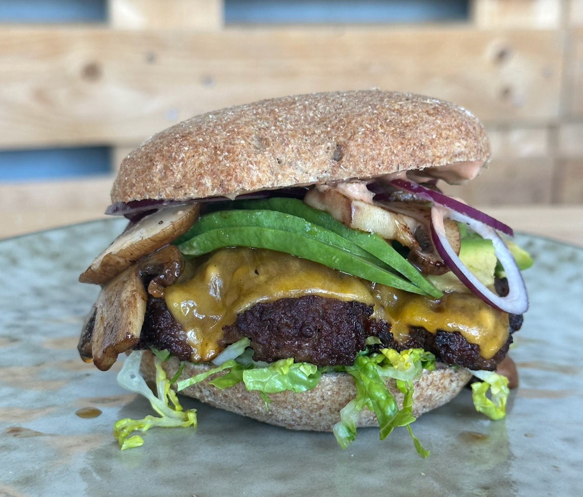 High Protein Smashed Burger