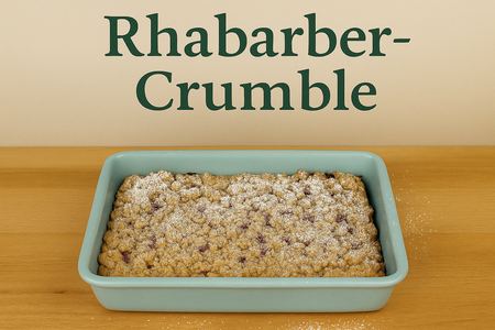 Rhabarber-Crumble