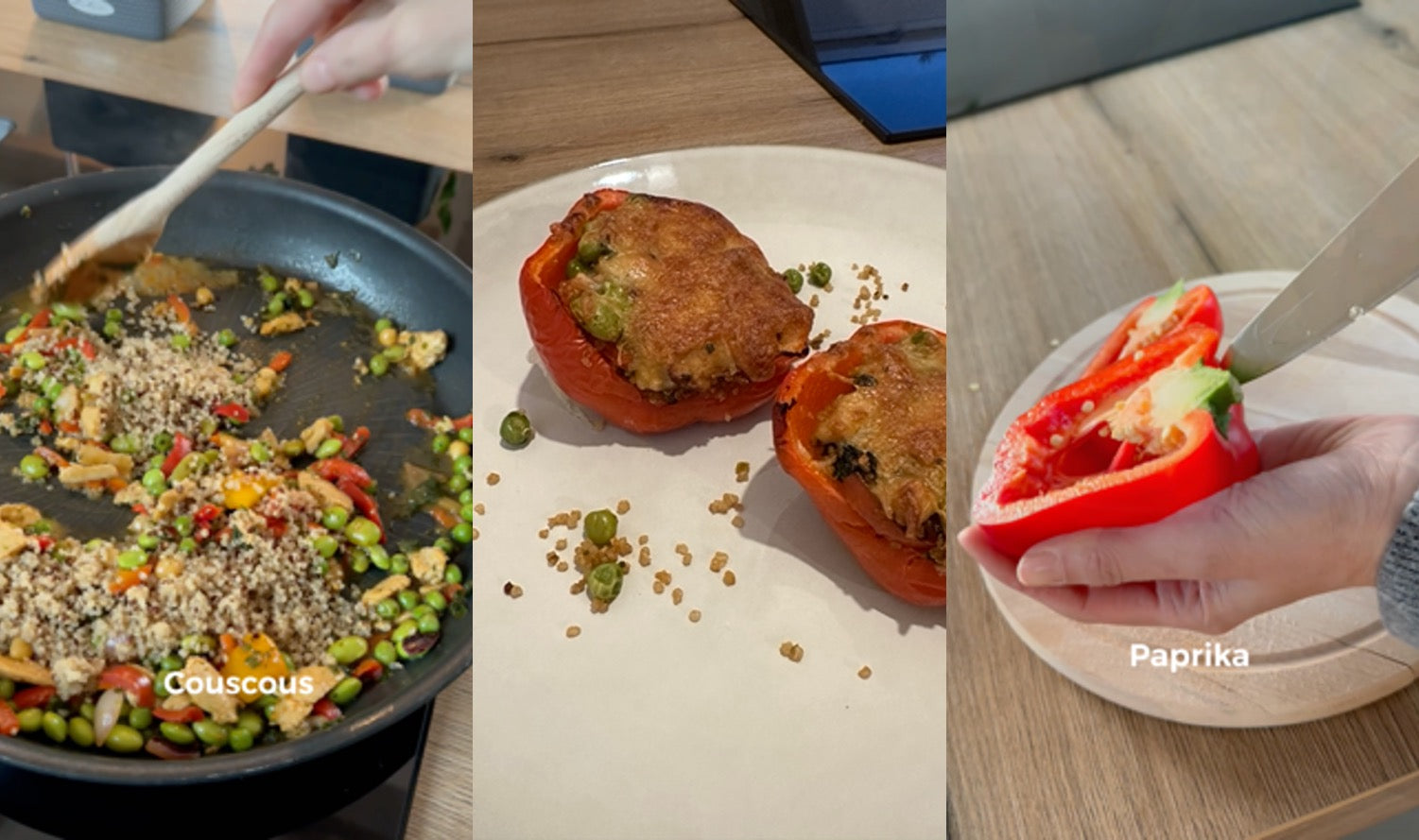 Gesunde gefüllte Paprikahälften – LiveFresh Gesunde gefüllte Paprikahälften – LiveFresh