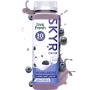 Produktbild des Skyr-Drinks von LiveFresh mit 20 g Protein in der Sorte Heidelbeere – cremig, fruchtig und sättigend.