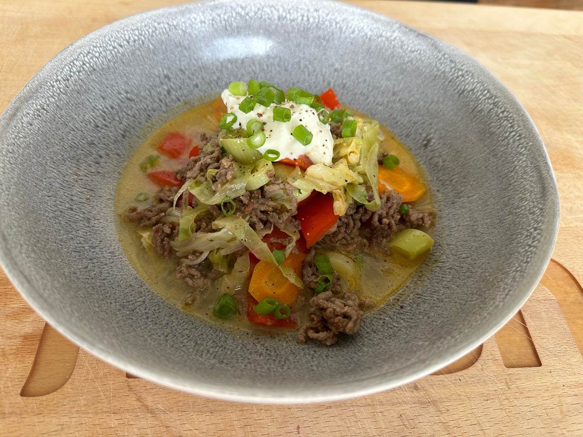 Gemüse Hack Pfanne "Rustikal"