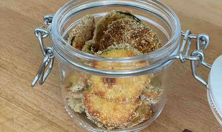 Vegane Zucchini-Parmesan Chips