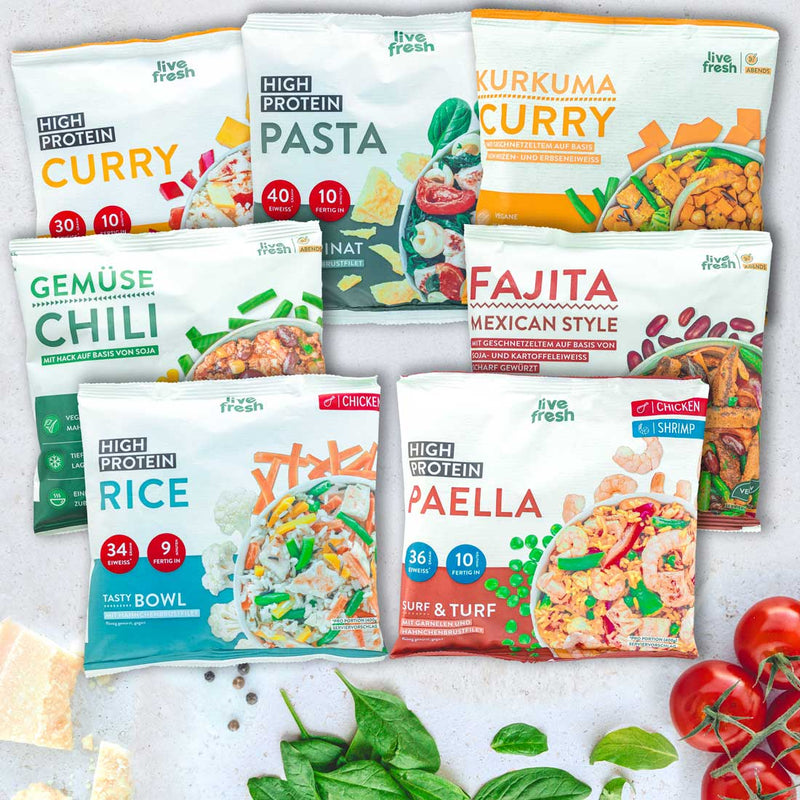 Bestselling ready meals package