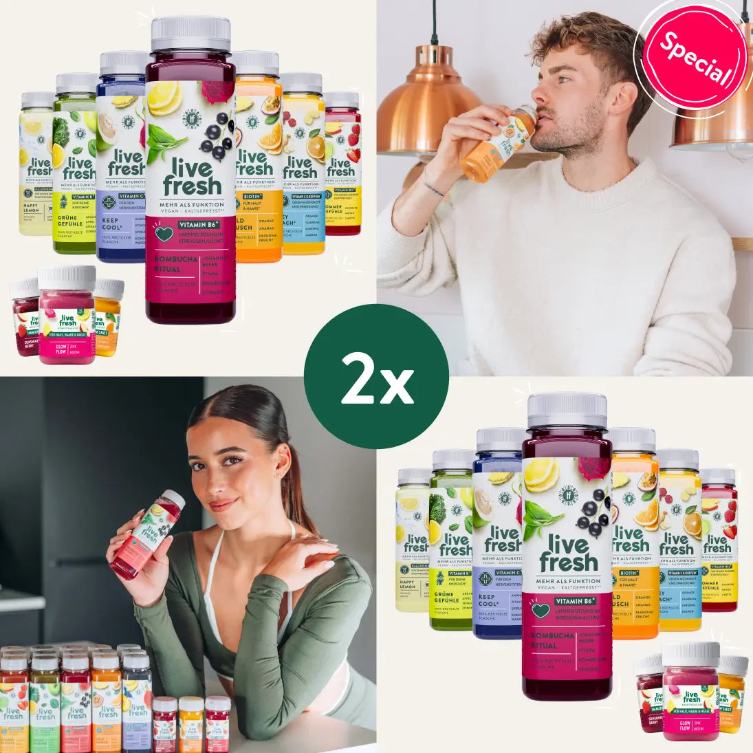 Couple & Friends Bundle: zwei Saftkuren für zwei Personen