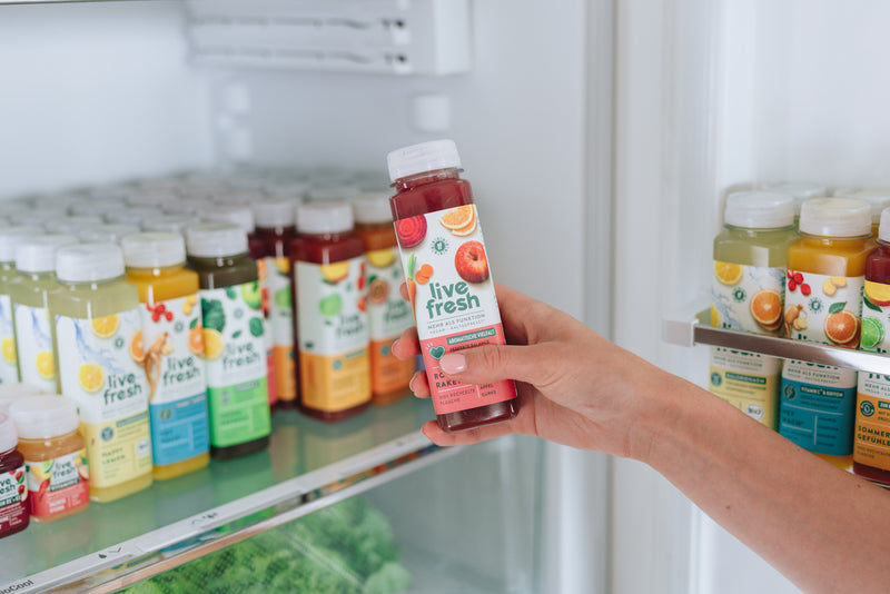 Vitamine und Nährstoffe in jeder Flasche