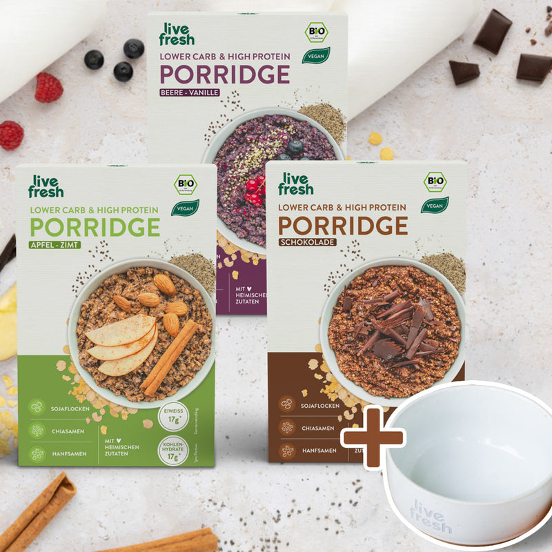 Porridge - Low Carb High Protein - Bio & Vegan - 420g