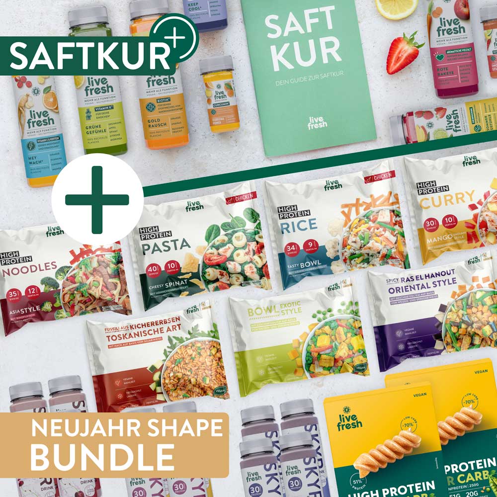 5 Tage Saftkur + Neujahr Shape Bundle