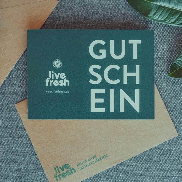 LiveFresh - Geschenkgutschein